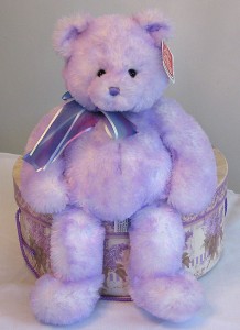purple teddy bear